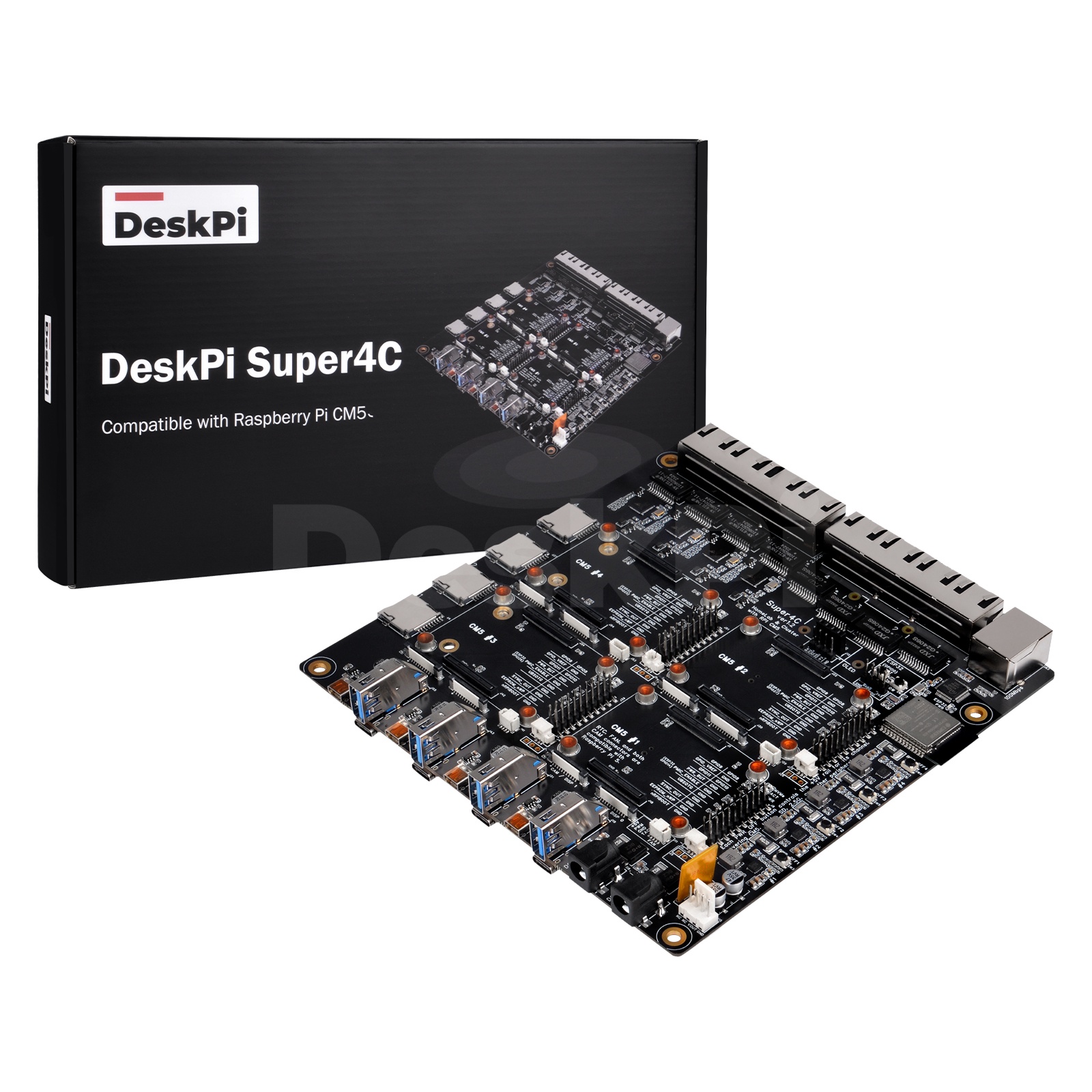 Deskpi Super6C - Плата DeskPi Super4C для Raspberry Pi