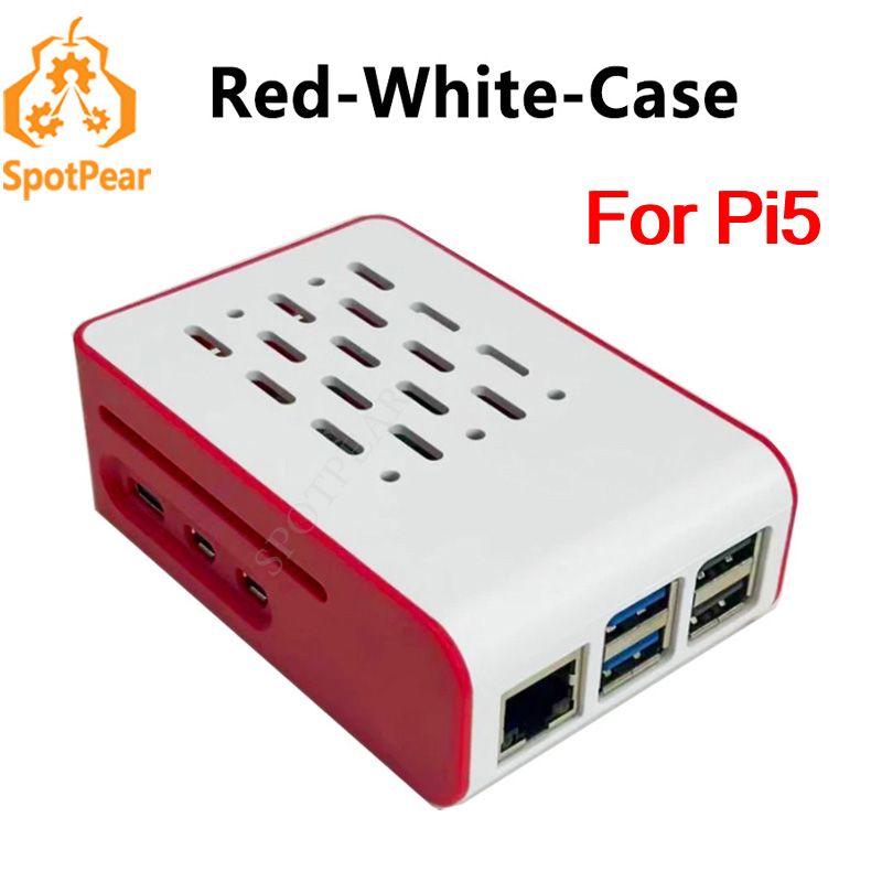 Красно-белый охлаждающий чехол – обзор и цена Raspberry Pi 5 8Gb